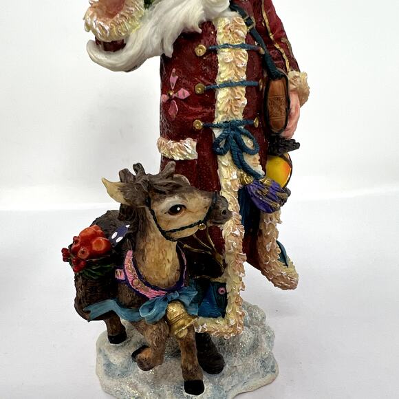 Lot 2 Roman Inc Galleria Lucchese Swiss Spanish Legend Santa 1997 VTG Christmas - Picture 15 of 16